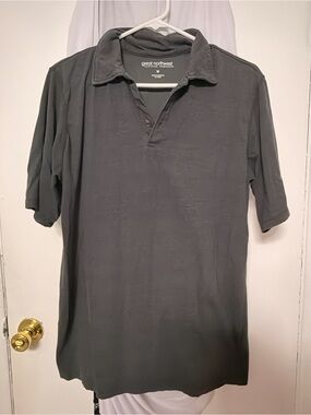 Great Northwest Clothing Company Charcoal Polo Shirt
